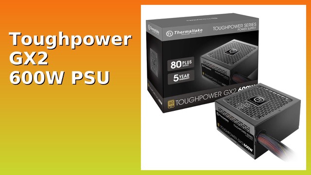 Thermaltake Toughpower GX2 600W ATX power supply in black