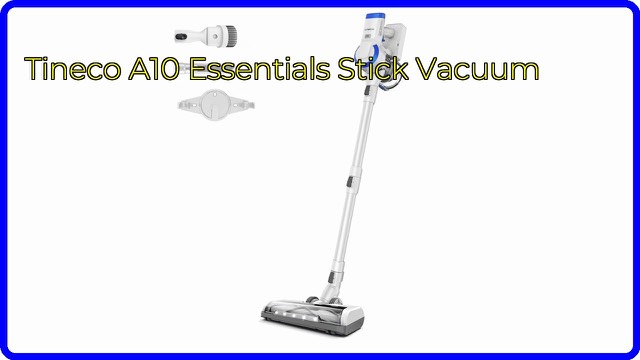Tineco A10 Essentials cordless stick vacuum on its wall-mounted dock