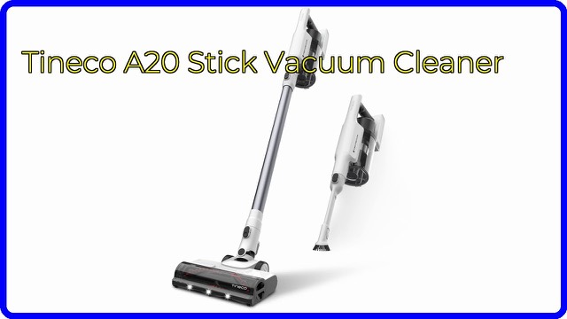 Tineco A20 cordless stick vacuum cleaner with wall-mount dock