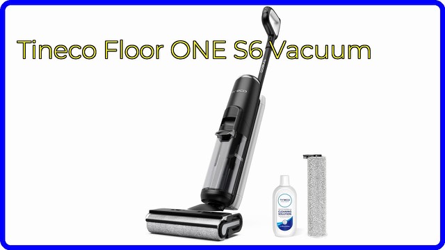 Tineco FLOOR ONE S6 cordless wet dry vacuum and floor washer with LED display