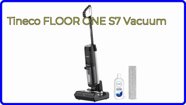Tineco FLOOR ONE S7 FlashDry cordless wet dry vacuum on a hard floor