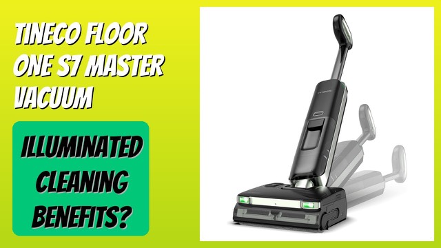 Tineco Floor ONE S7 Master wet dry vacuum cleaner standing upright