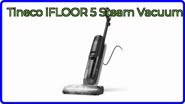 Tineco iFLOOR 5 Steam wet dry vacuum cleaner for hard floors
