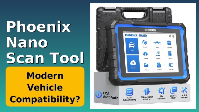 TOPDON Phoenix Nano 8-inch automotive diagnostic scan tool tablet