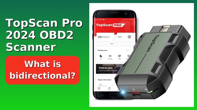 TOPDON TopScan Pro compact Bluetooth OBD2 diagnostic dongle
