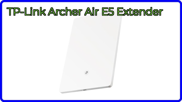 TP-Link Archer Air E5 slim white wall-mounted Wi-Fi 6 range extender