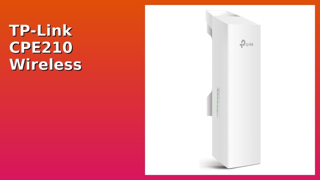 TP-Link CPE210 outdoor wireless CPE with built-in directional antenna