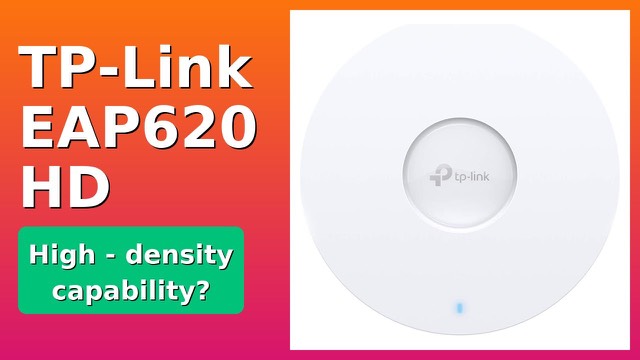 TP-Link EAP620 HD white ceiling-mount Wi-Fi 6 access point