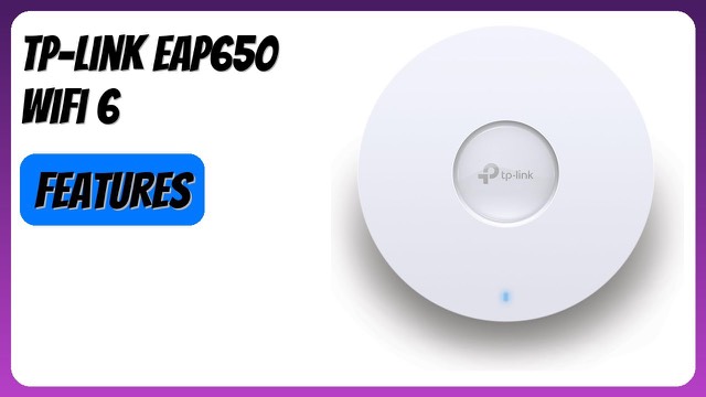 TP-Link EAP650 ultra-slim ceiling-mount Wi-Fi 6 access point