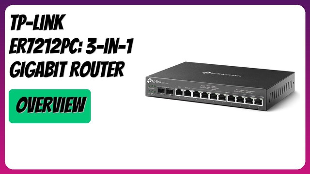 TP-Link ER7212PC Omada router with eight PoE+ ports