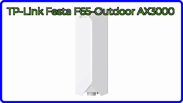TP-Link Festa F65-Outdoor weatherproof Wi-Fi 6 outdoor access point