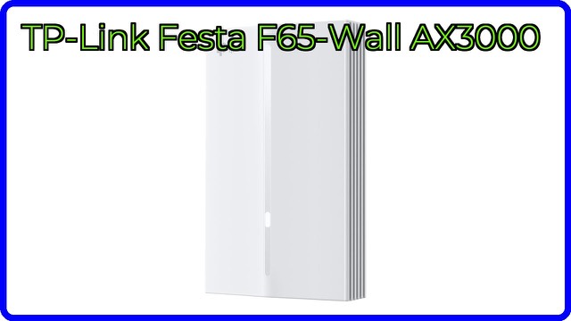 TP-Link Festa F65-Wall in-wall Wi-Fi 6 access point