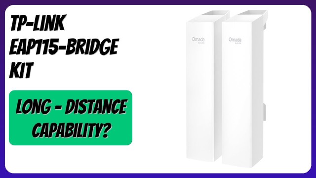 TP-Link Omada EAP115-Bridge KIT outdoor wireless bridge pair