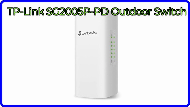 TP-Link Omada SG2005P-PD outdoor five-port PoE passthrough switch