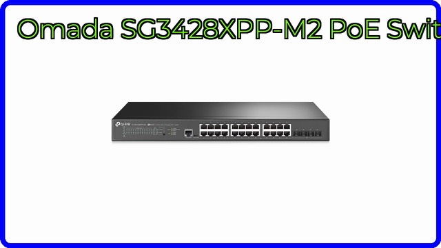 TP-Link Omada SG3428XPP-M2 rack-mount PoE managed switch