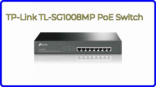 TP-Link TL-SG1008MP 8-port Gigabit PoE+ switch with metal case