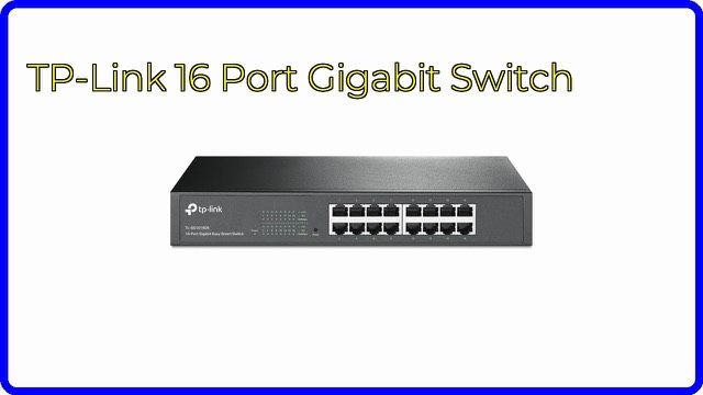 TP-Link TL-SG1016DE 16-port gigabit switch with metal case