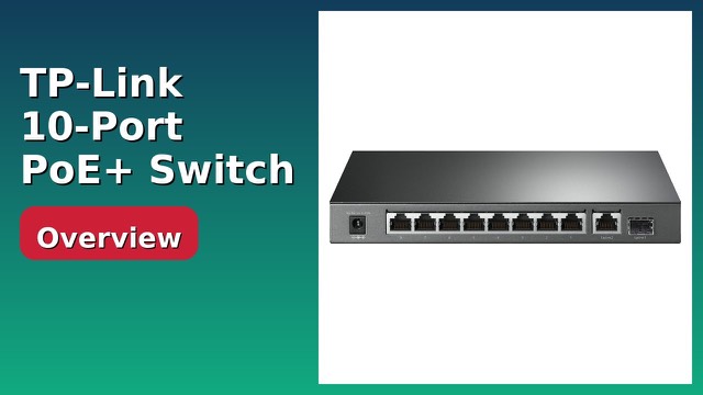 TP-Link TL-SG1210P desktop gigabit PoE+ switch