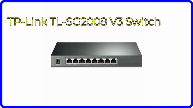TP-Link TL-SG2008 8-port gigabit smart managed switch in black