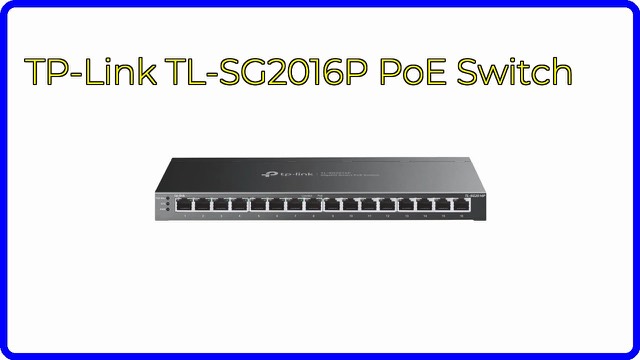 TP-Link TL-SG2016P 16-port Gigabit smart PoE switch