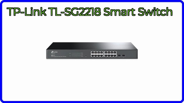 TP-Link TL-SG2218 rack-mount 16-port gigabit smart managed switch