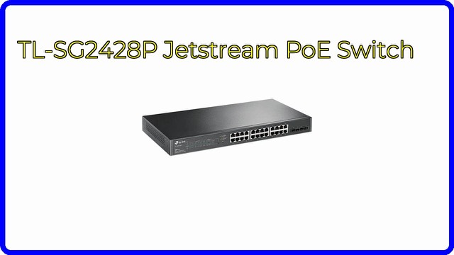 TP-Link JetStream 24-port Gigabit PoE+ rack-mount network switch