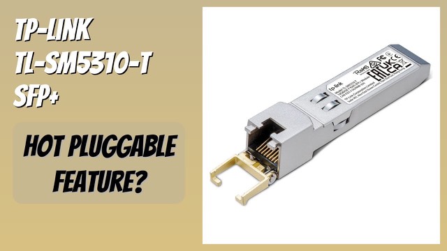 TP-Link TL-SM5310-T 10GBase-T RJ45 SFP+ copper transceiver module with metal casing