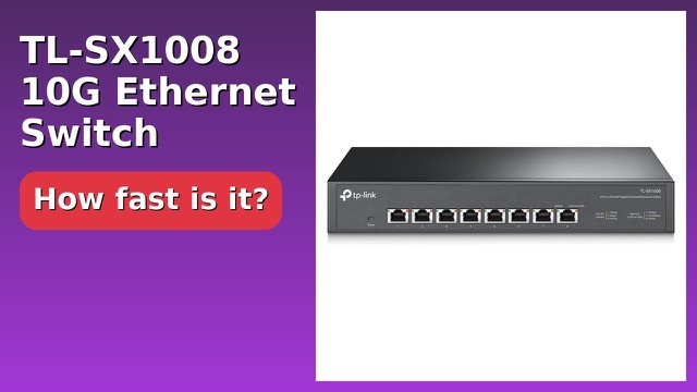 TP-Link TL-SX1008 eight-port 10G multi-gigabit unmanaged Ethernet switch