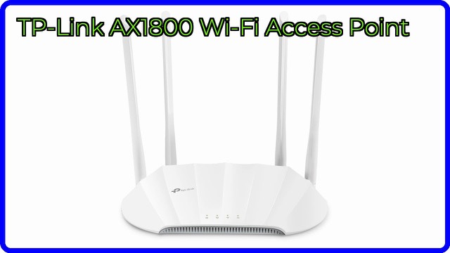 TP-Link TL-WA1801 AX1800 Wi-Fi 6 access point with four external antennas