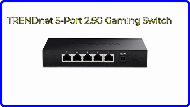 TRENDnet TEG-S350 small metal 5-port 2.5G Ethernet switch