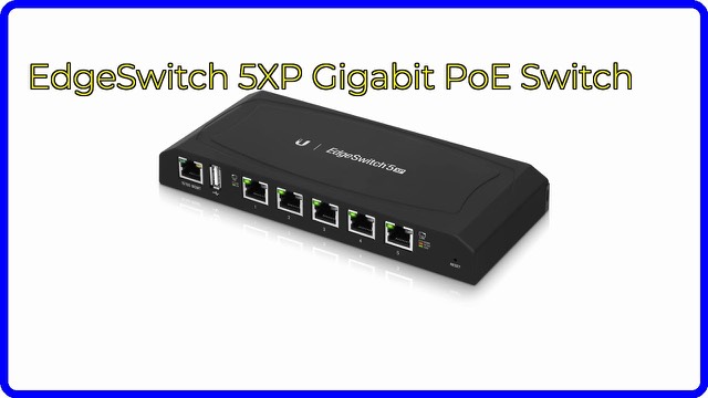 Ubiquiti EdgeSwitch 5XP five-port PoE managed switch