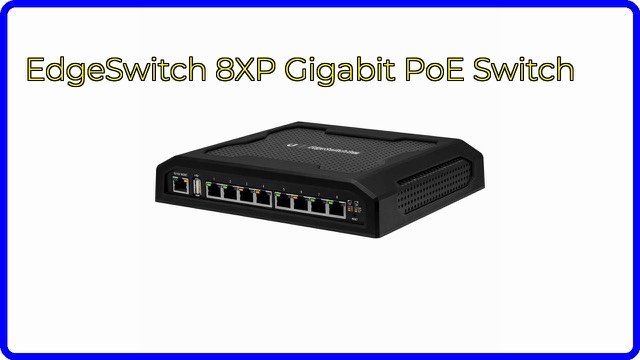Ubiquiti EdgeSwitch 8XP 8-port Gigabit PoE managed switch