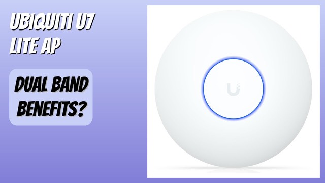 Ubiquiti U7 Lite round white Wi-Fi 7 access point