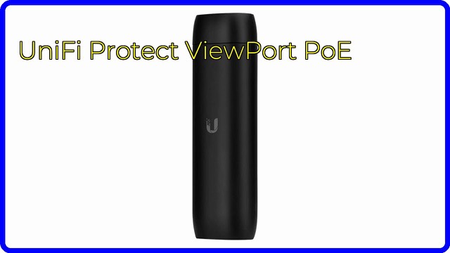 Ubiquiti UniFi Protect ViewPort PoE small HDMI camera viewer