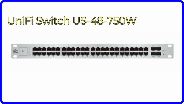 Ubiquiti UniFi US-48-750W 48-port rack-mount PoE switch