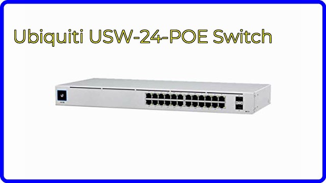 Ubiquiti UniFi USW-24-POE 24-port rackmount PoE switch