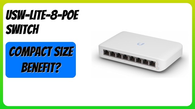 Ubiquiti USW-Lite-8-PoE compact PoE network switch