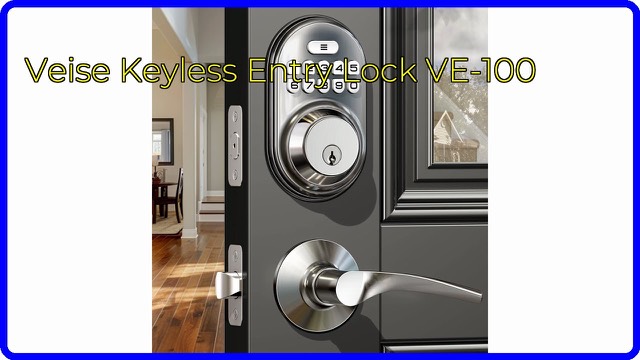 Veise keypad deadbolt with two lever handles in satin nickel