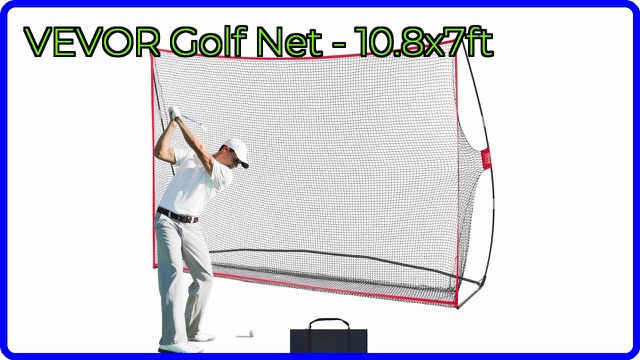 VEVOR large golf practice hitting net with fibreglass frame