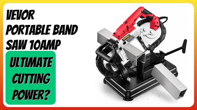 VEVOR portable band saw with removable alloy steel base