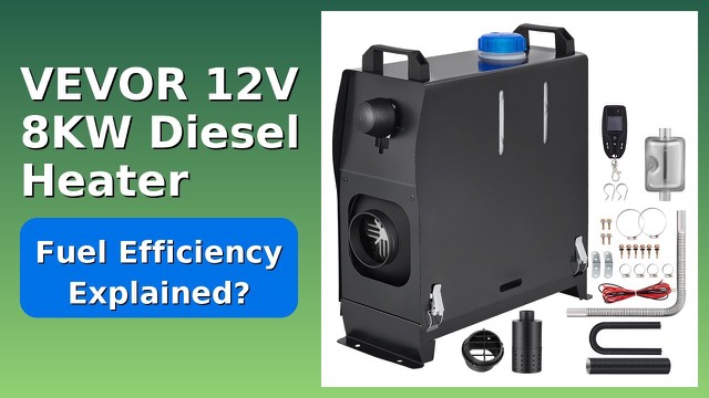 VEVOR 12V 8KW diesel air parking heater with muffler