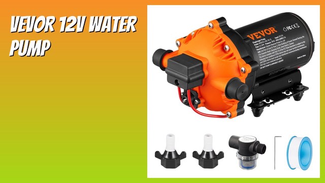 VEVOR 12V diaphragm water pump with pressure switch