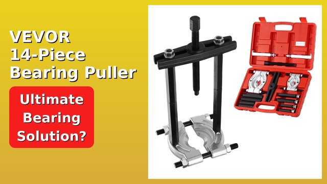 VEVOR 14-piece bearing puller and separator kit in its case