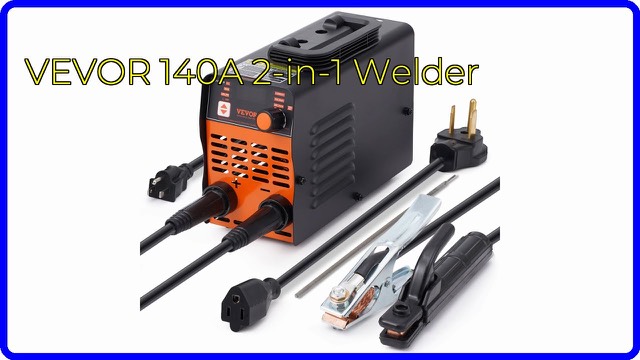VEVOR portable 140A inverter stick welder with digital display