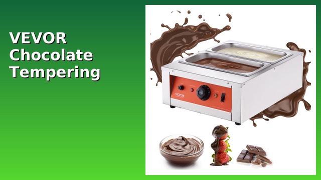 VEVOR stainless steel two-tank chocolate melting machine