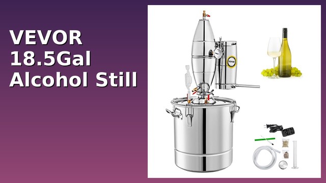 VEVOR 70 litre stainless steel distiller with condenser and tower