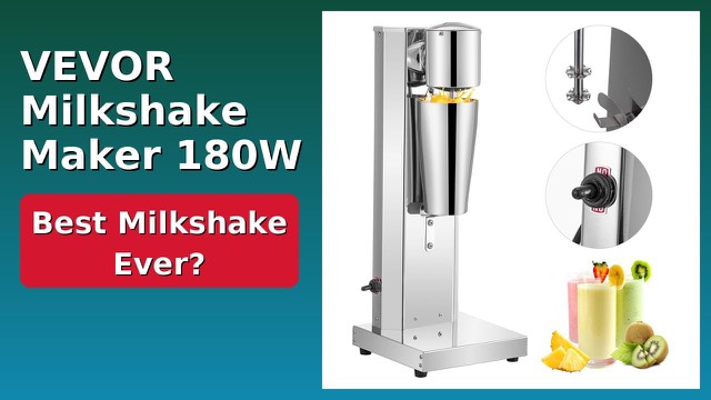 VEVOR stainless steel single-head milkshake maker with 800ml cup