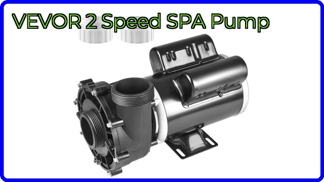 VEVOR two-speed 48-frame spa pump for hot tubs