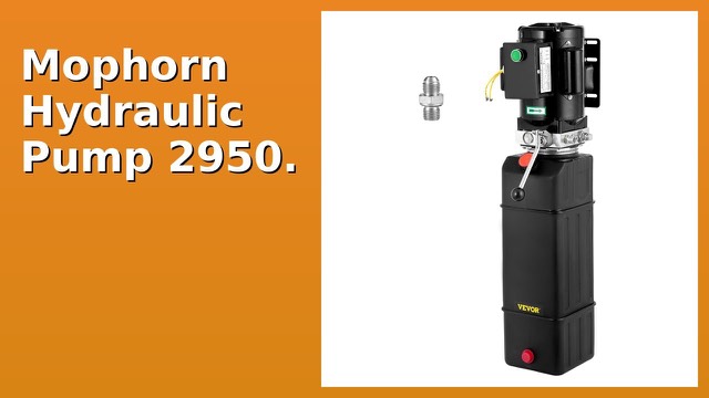 VEVOR 220V hydraulic power unit with plastic oil reservoir