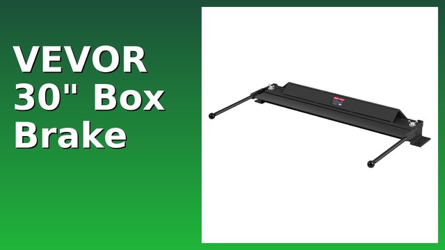 VEVOR 30-inch aluminium box and pan sheet metal brake on a workbench